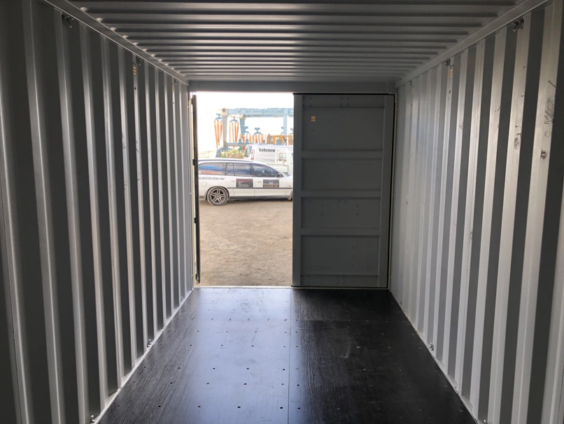 Inside of a grade 8 20ft shipping container
