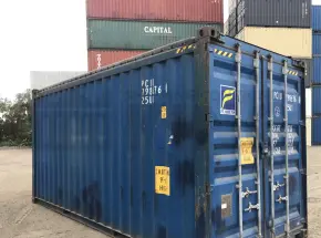 20' High Cube Open Top Shipping Container (Tarp And Bows)