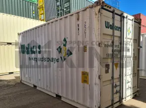 20' High Cube Shipping Container (With Tie Rails)