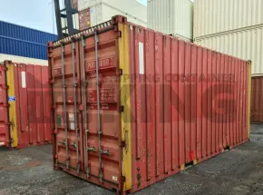 20' High Cube Bulker Shipping Container (Steel Floor With Roof Hatches, 2 Pallets Wide)