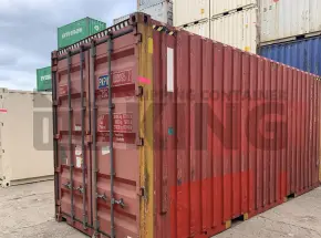 20' High Cube Bulker Shipping Container (Steel Floor With Roof Hatches, 2 Pallets Wide)