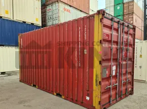 20' High Cube Bulker Shipping Container (Steel Floor With Roof Hatches, 2 Pallets Wide)