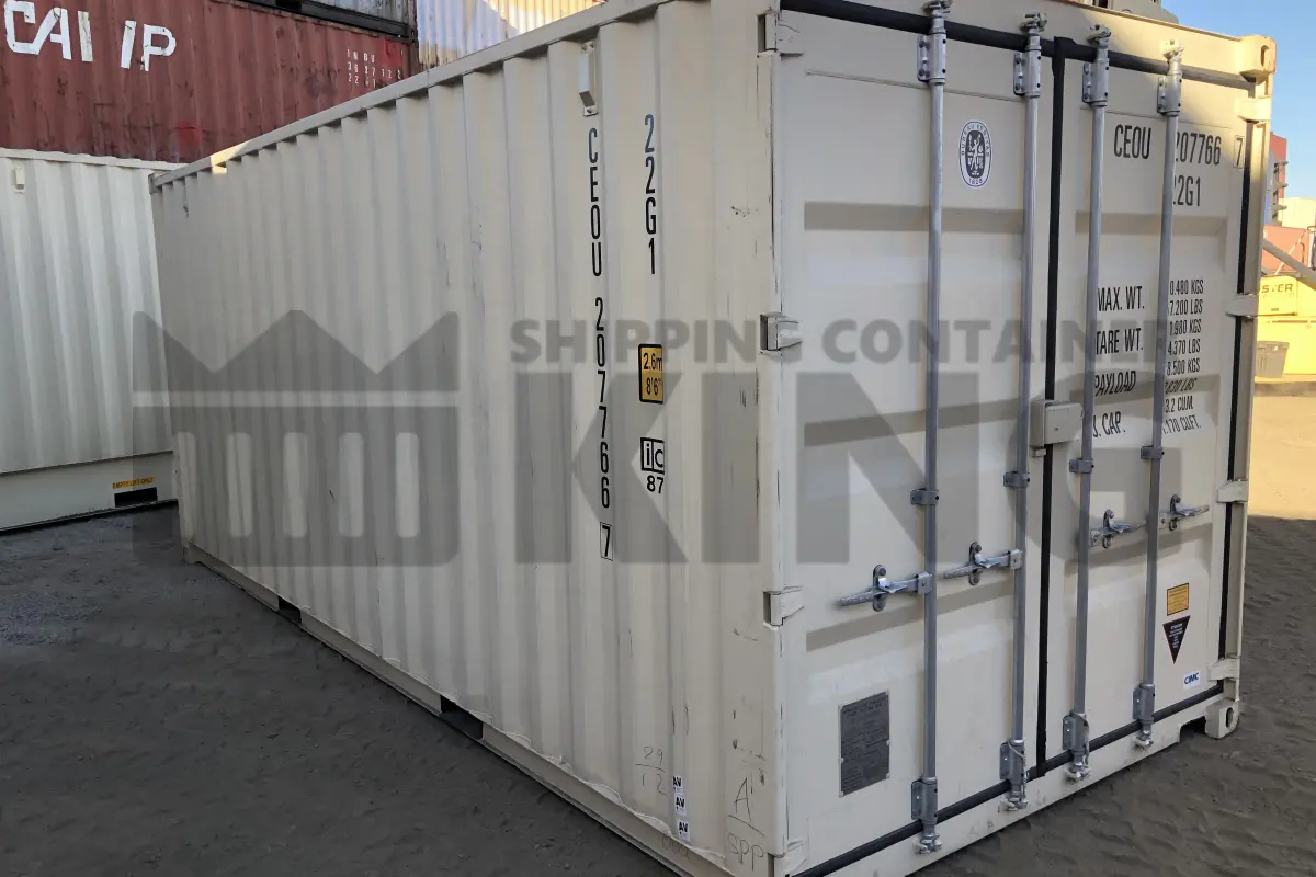 20' Standard Height Steel Container (Doors One End)