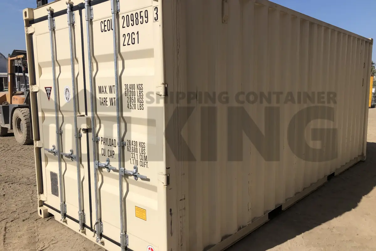 20' Standard Height Steel Container (Doors One End)