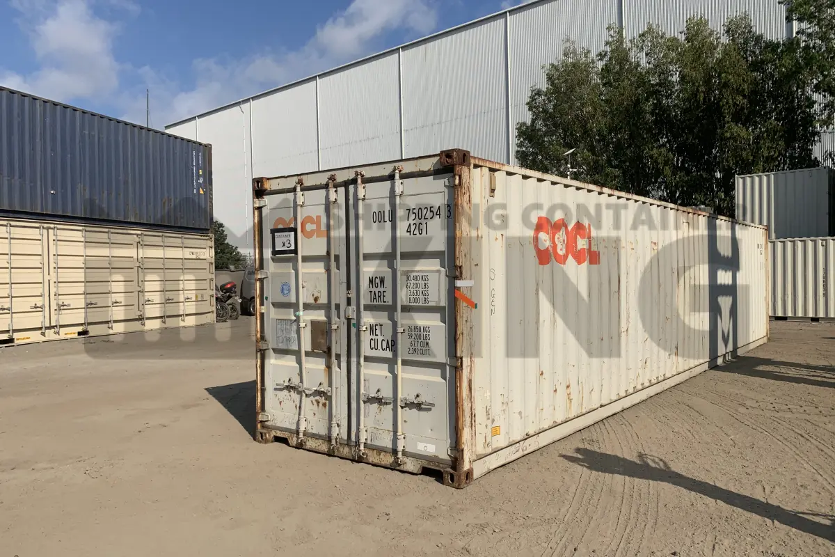 40' Standard Height Steel Container (Doors One End)