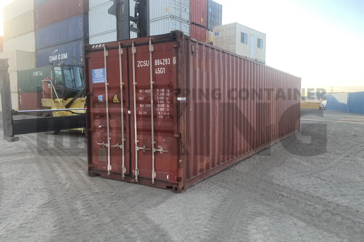 40' High Cube Shipping Container