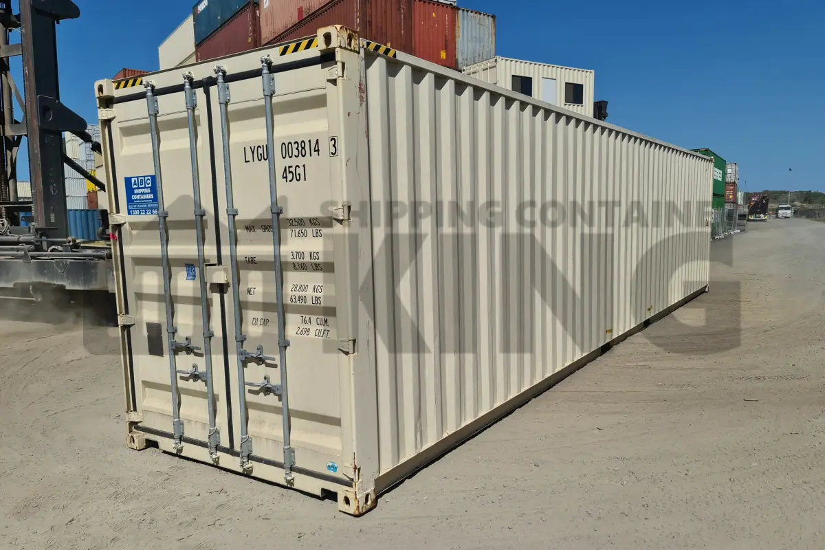 40' High Cube Steel Container (Doors One End)