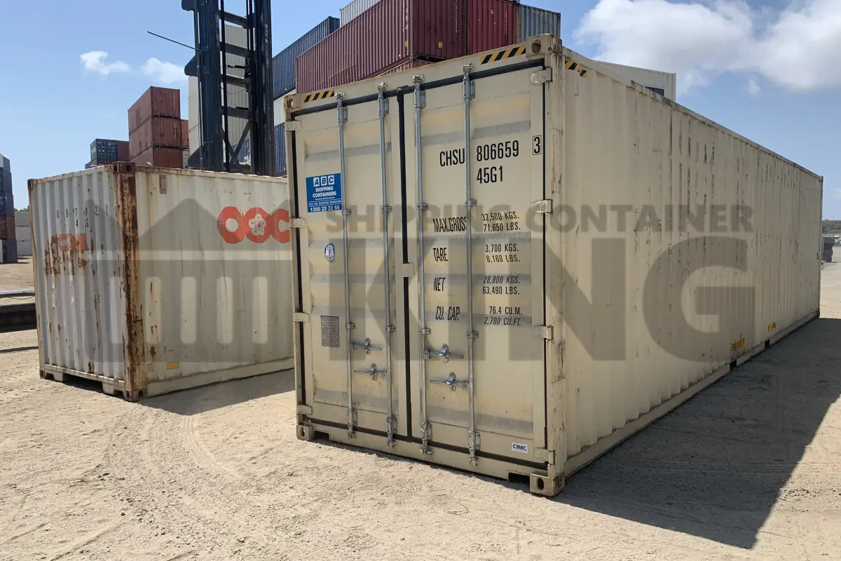 40' High Cube Steel Container (Doors One End)