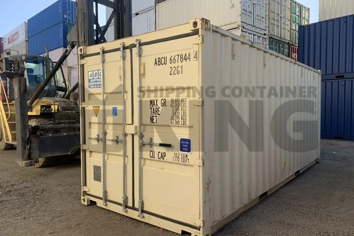 20' Standard Height Steel Container (Doors One End)