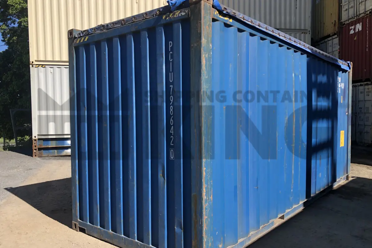 20' High Cube Open Top Shipping Container (Tarp And Bows)