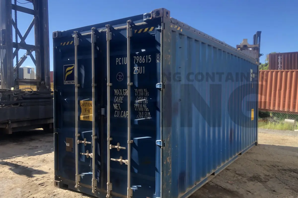 20' High Cube Open Top Shipping Container (Tarp And Bows)