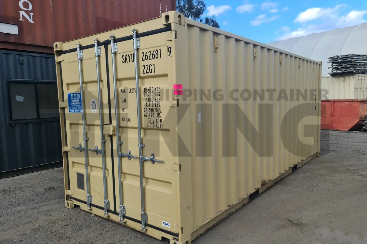 20' Standard Height Steel Container (Doors One End)