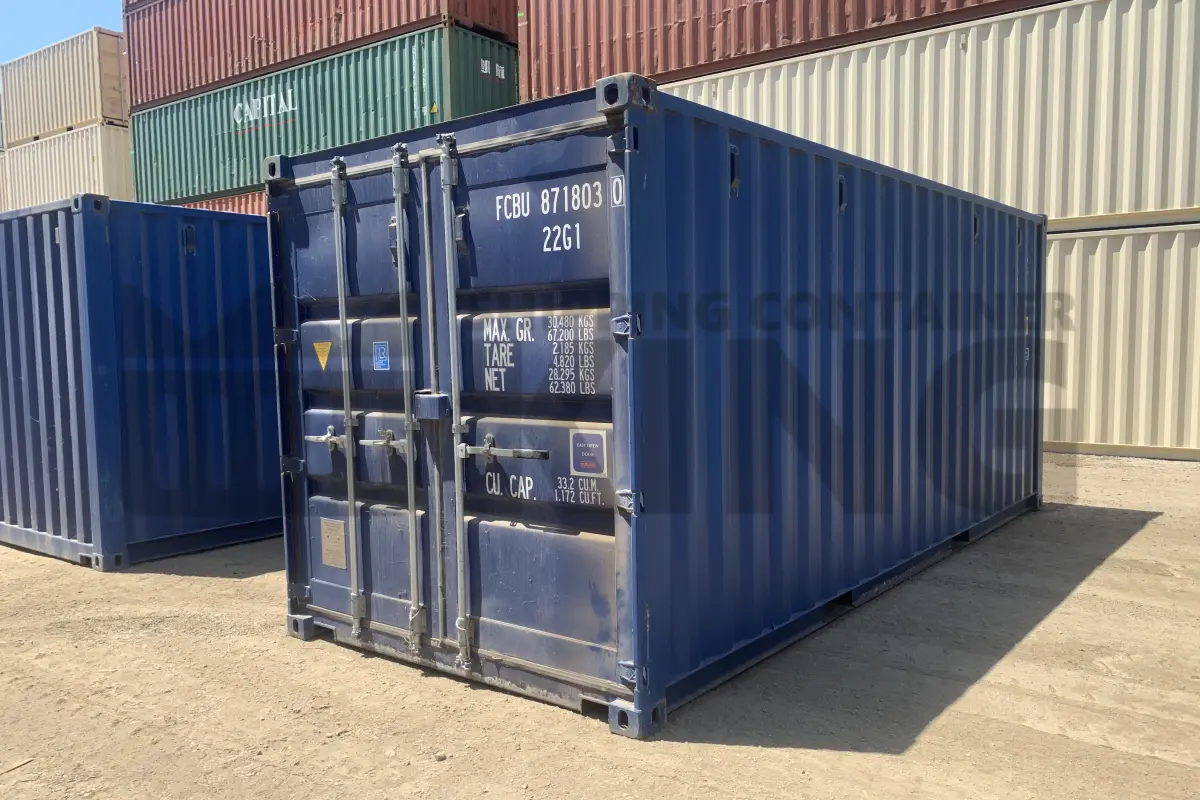 20' Standard Height Steel Container (Doors One End)