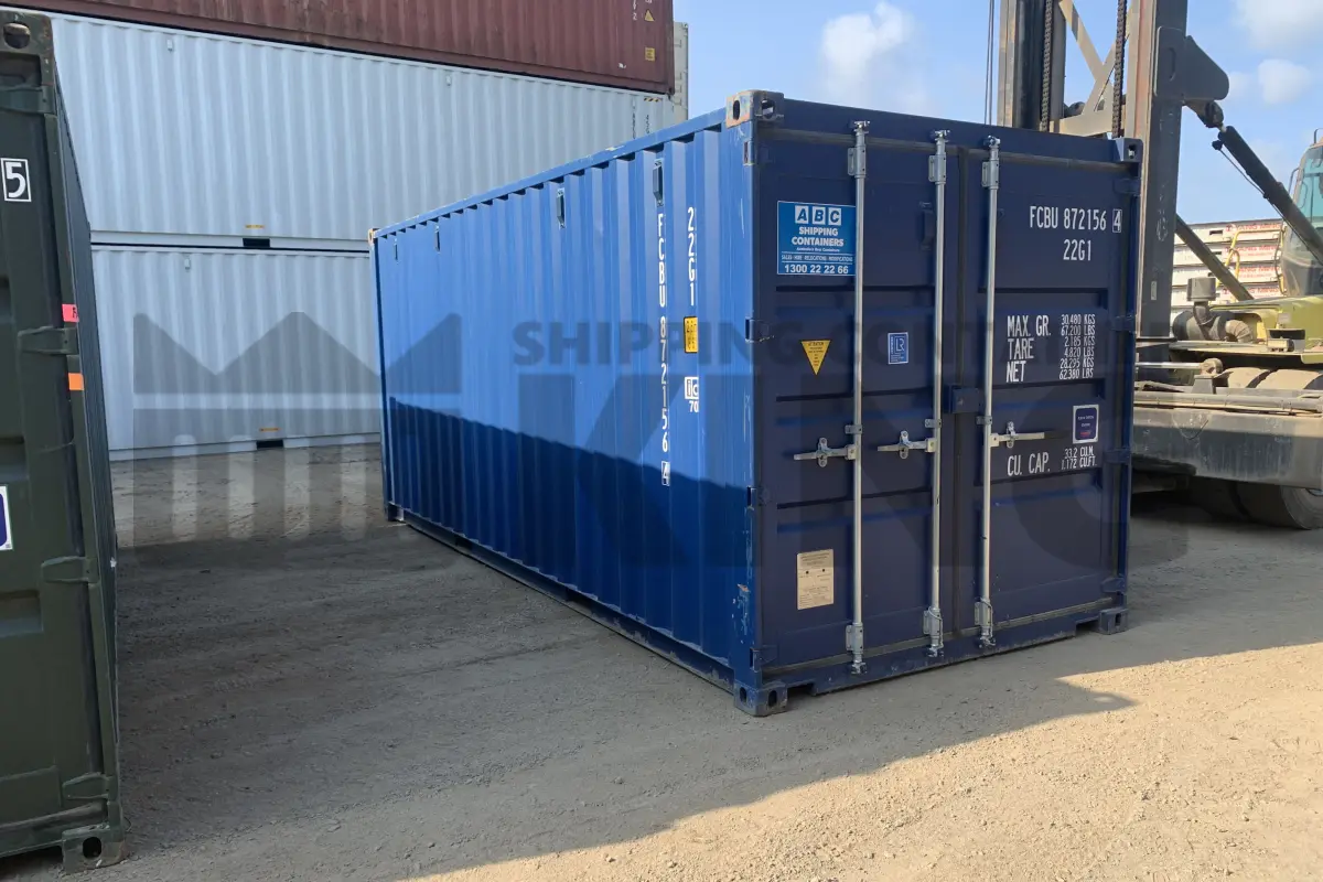 20' Standard Height Steel Container (Doors One End)