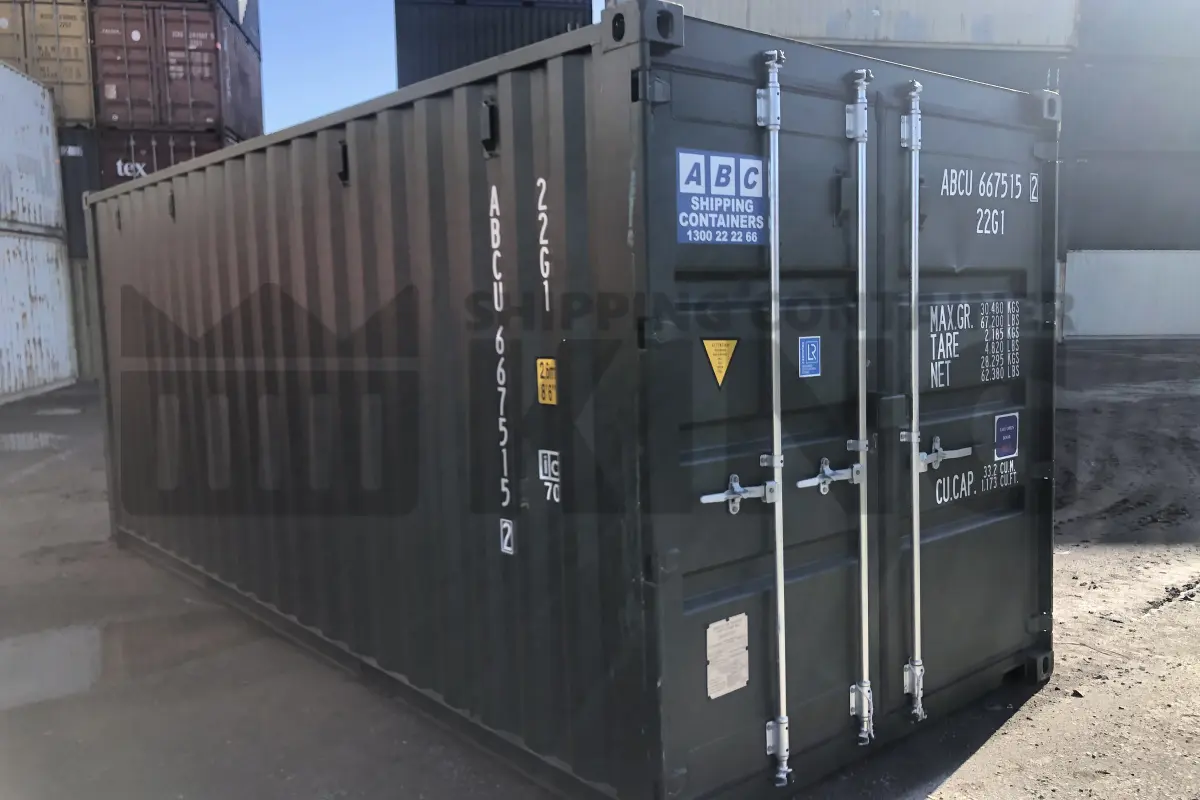 20' Standard Height Steel Container (Doors One End)