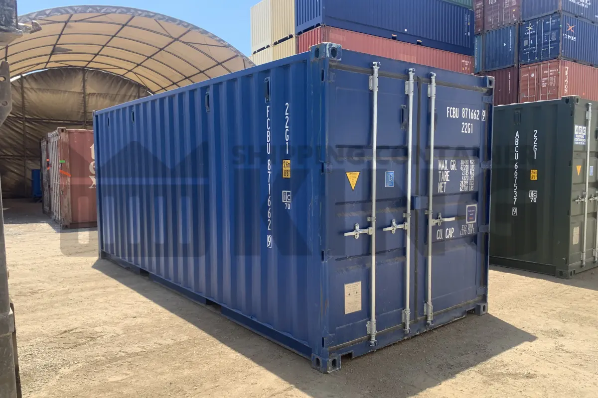 20' Standard Height Steel Container (Doors One End)