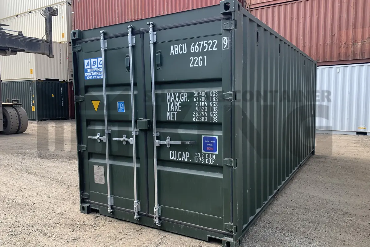 20' Standard Height Steel Container (Doors One End)