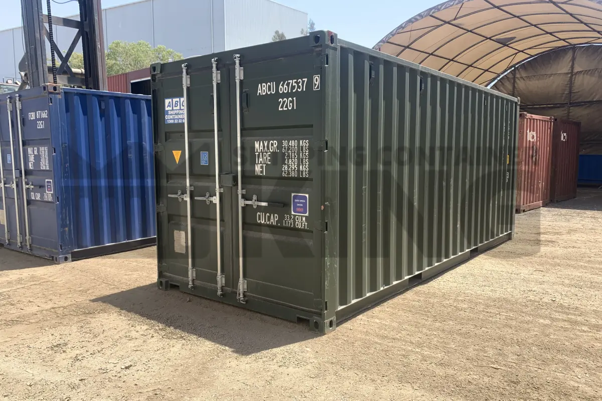 20' Standard Height Steel Container (Doors One End)