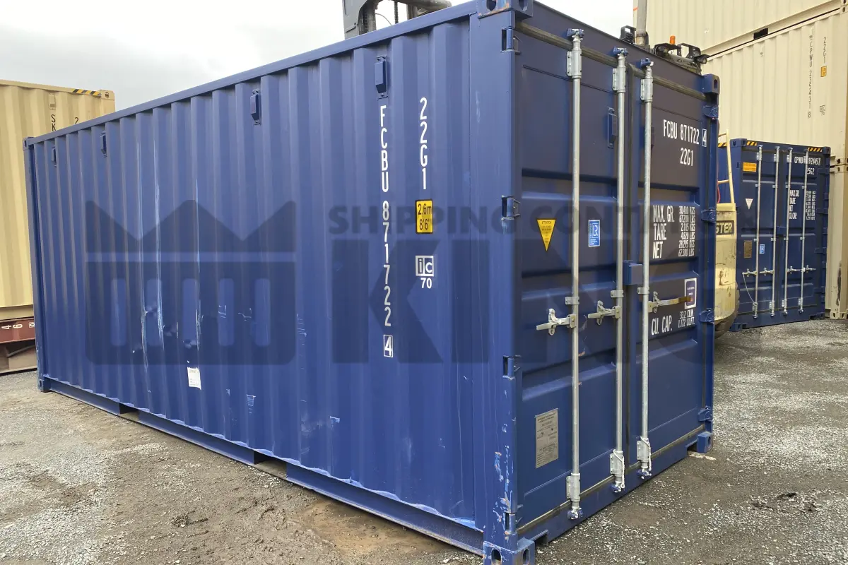 20' Standard Height Steel Container (Doors One End)