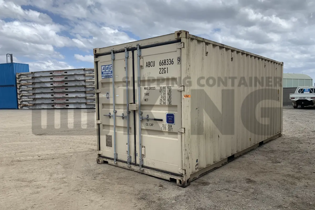 20' Standard Height Steel Container (Doors One End)
