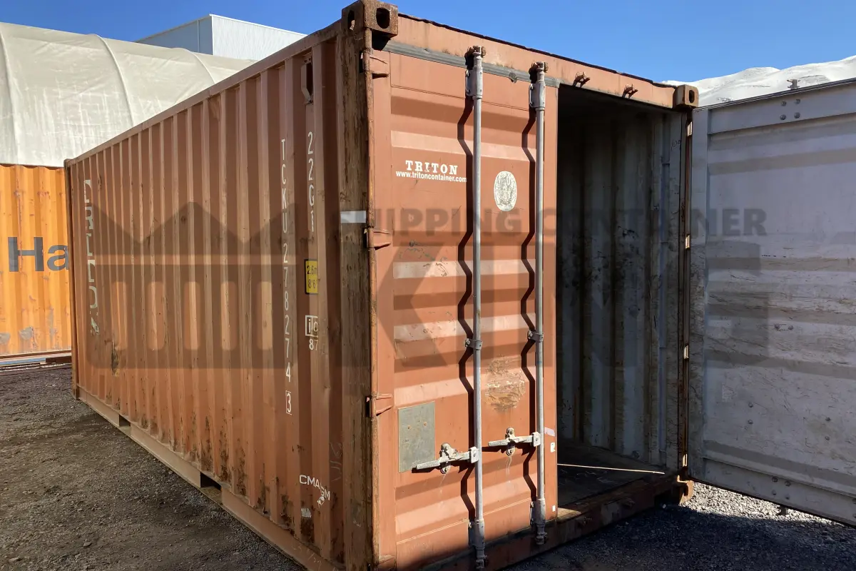 20' Standard Height Steel Container (Doors One End)