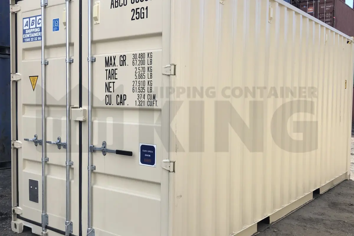 20' High Cube Steel Container (Doors One End - Steel Floor)
