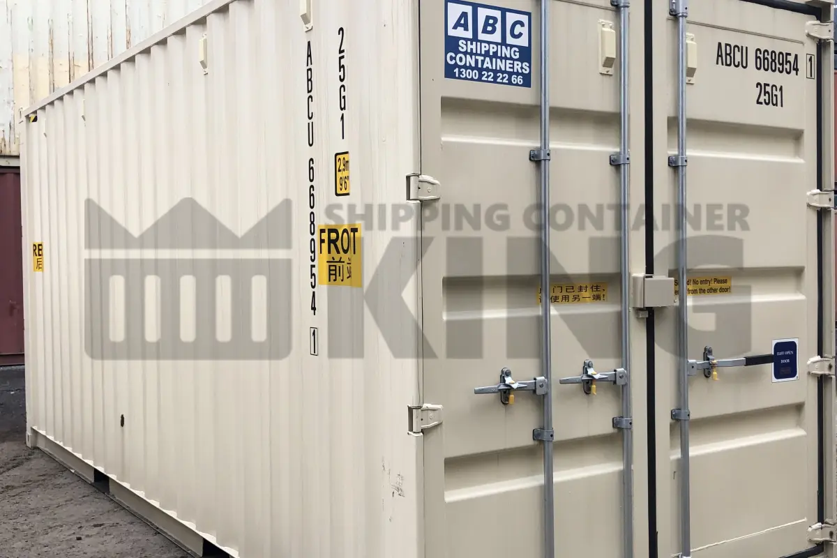 20' High Cube Steel Container (Doors Both Ends - Steel Floor)