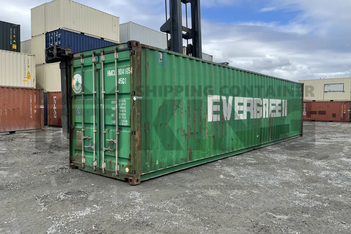 40' High Cube Steel Container (Doors One End)