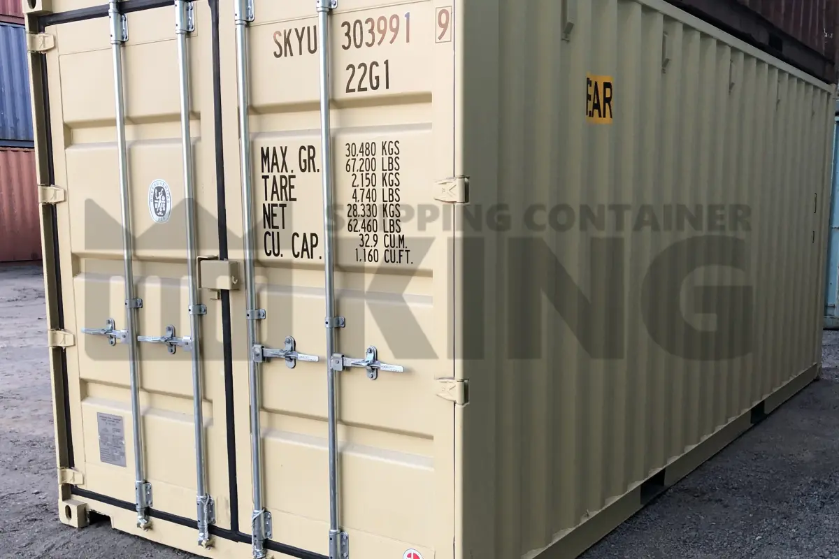 20' Standard Height Steel Container (Doors Both Ends)