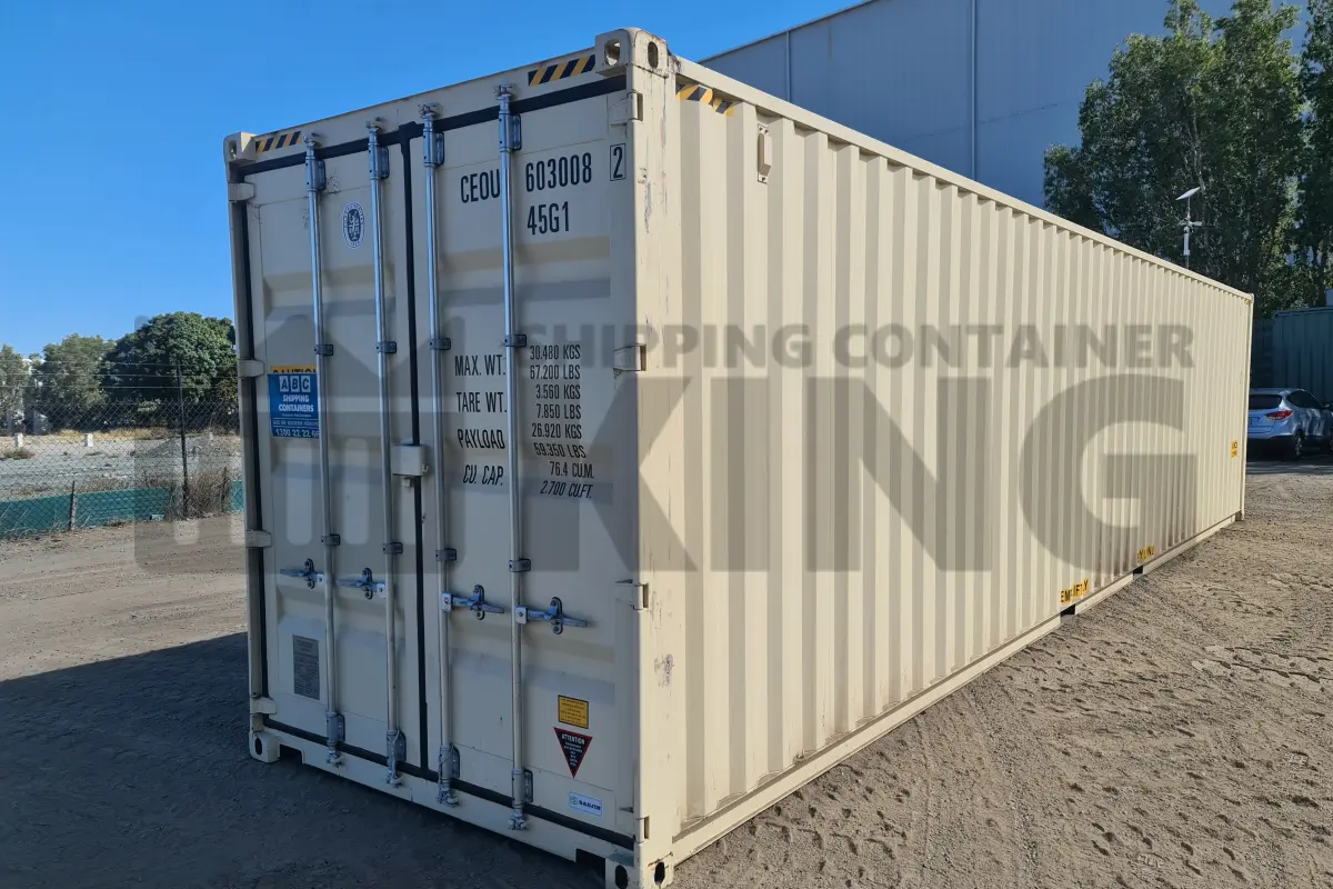 40' High Cube Steel Container (Doors One End)
