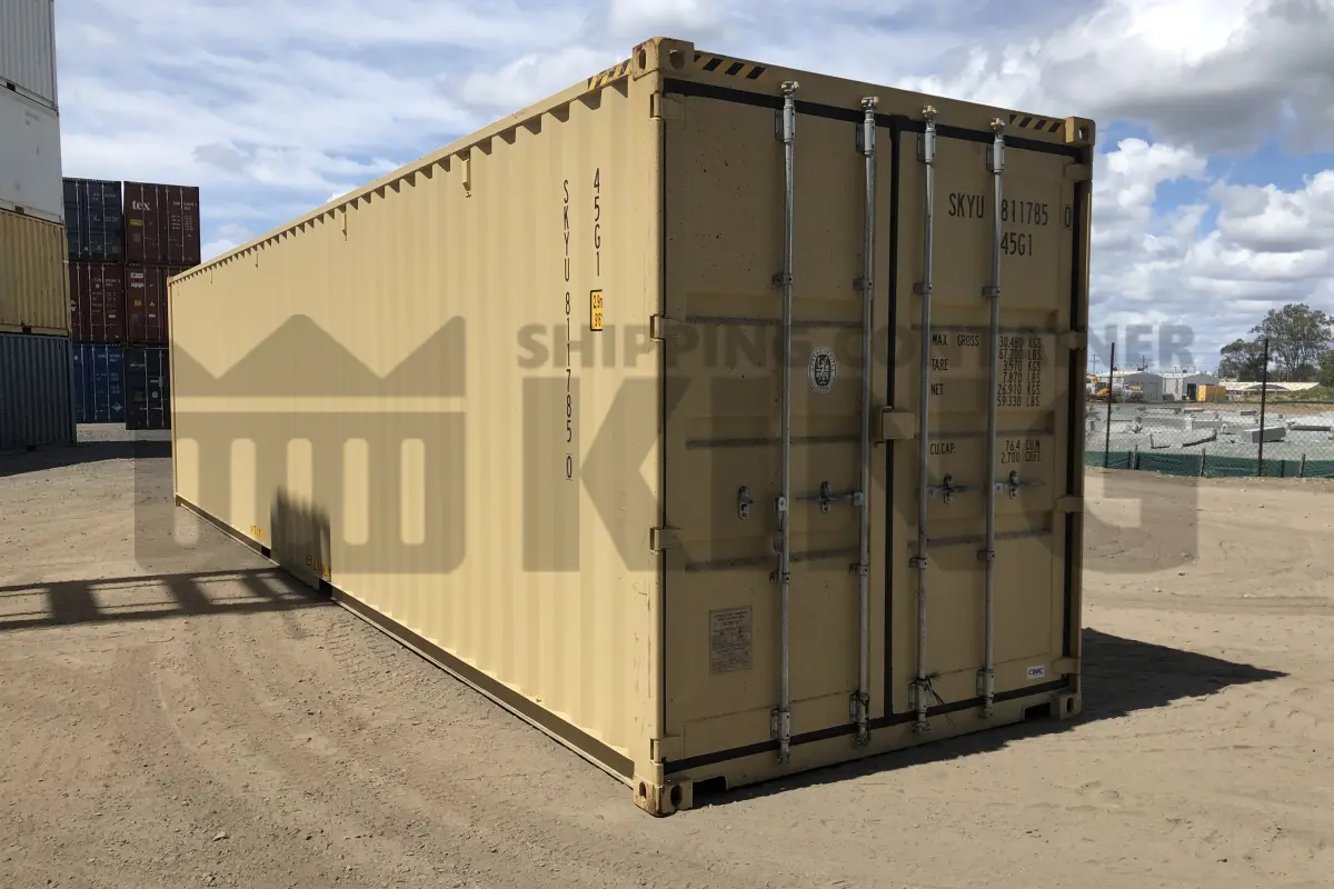 40' High Cube Steel Container (Doors One End)