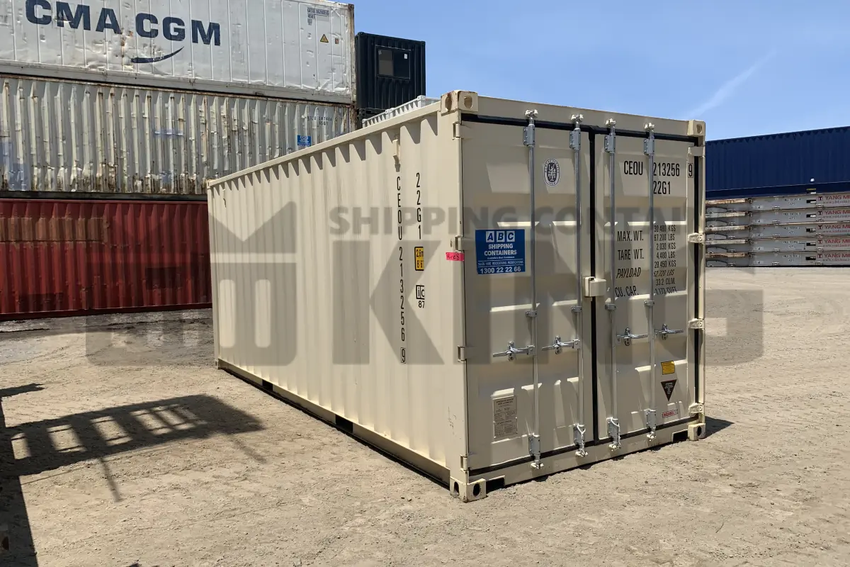 20' Standard Height Steel Container (Doors One End)