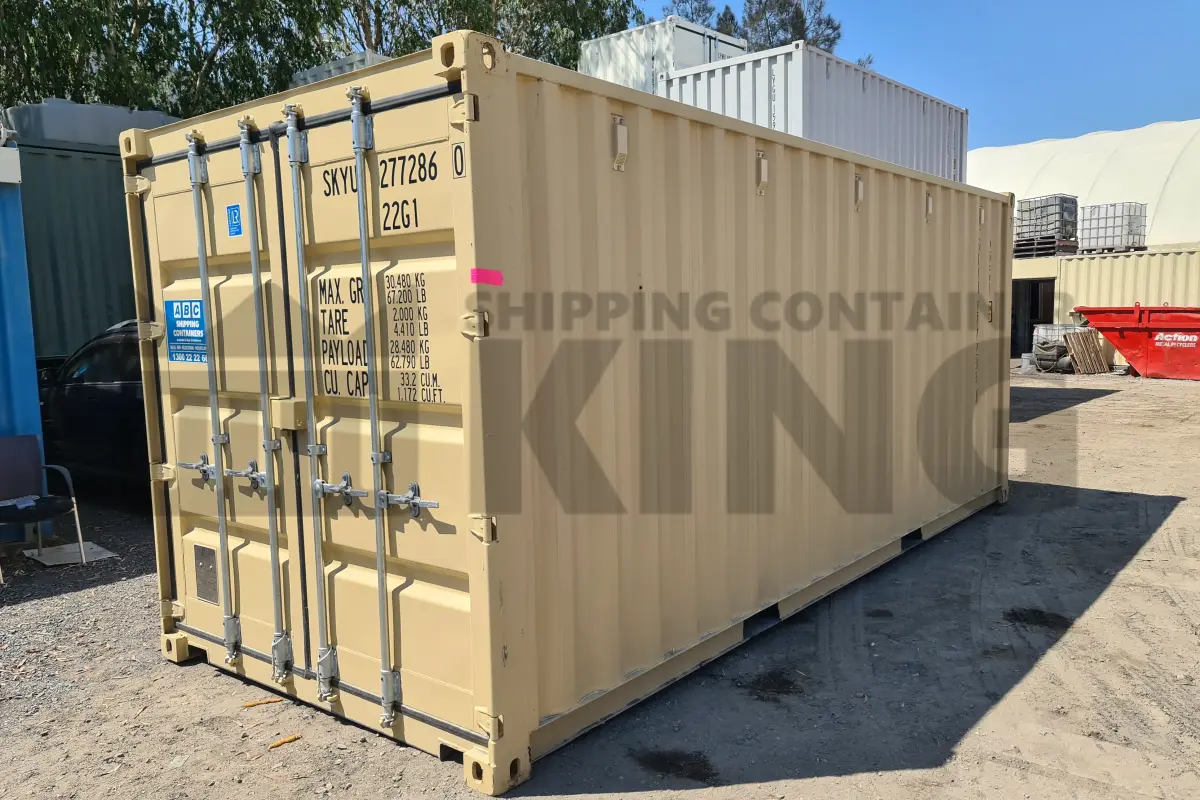 20' Standard Height Steel Container (Doors One End)