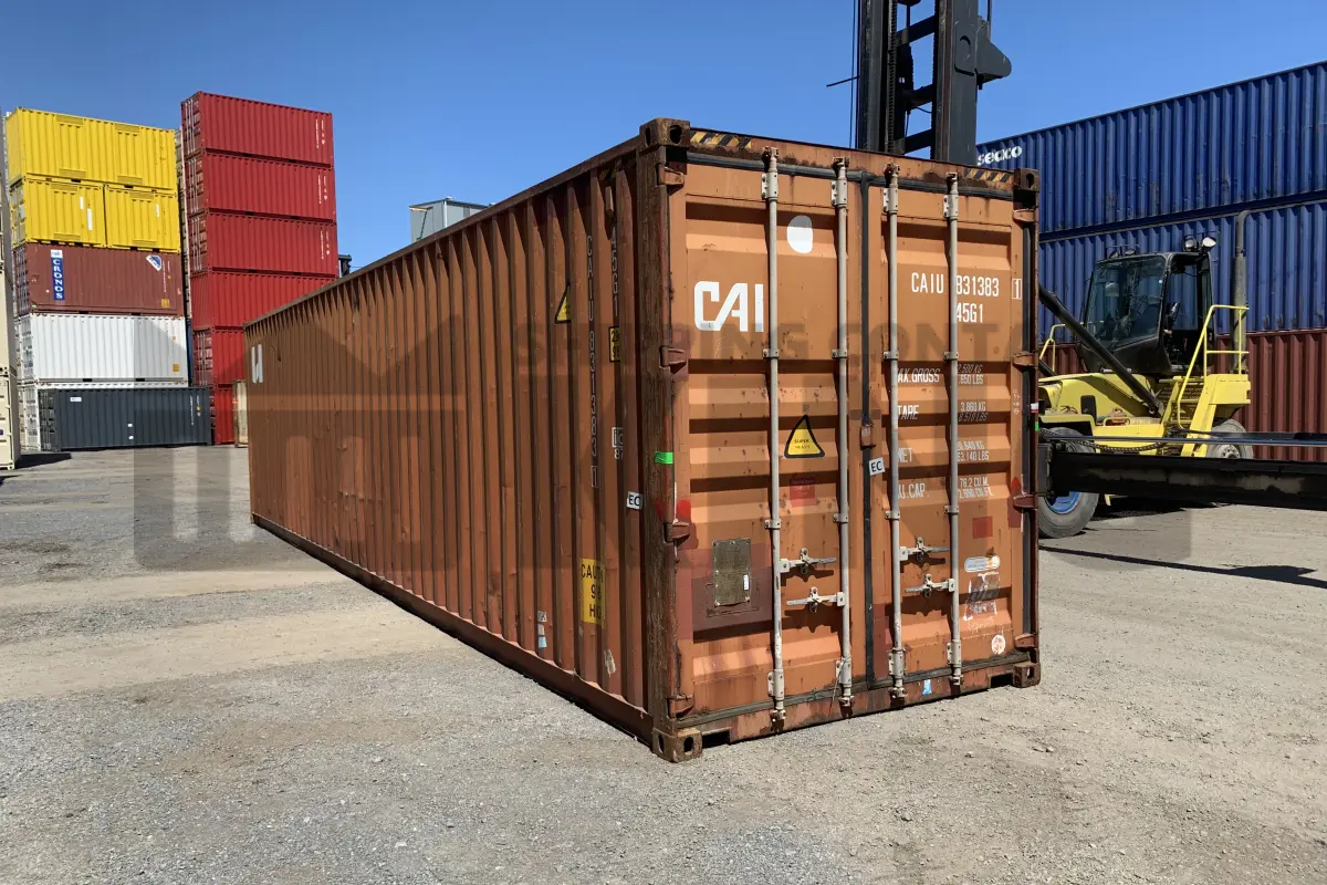 40' High Cube Steel Container (Doors One End)