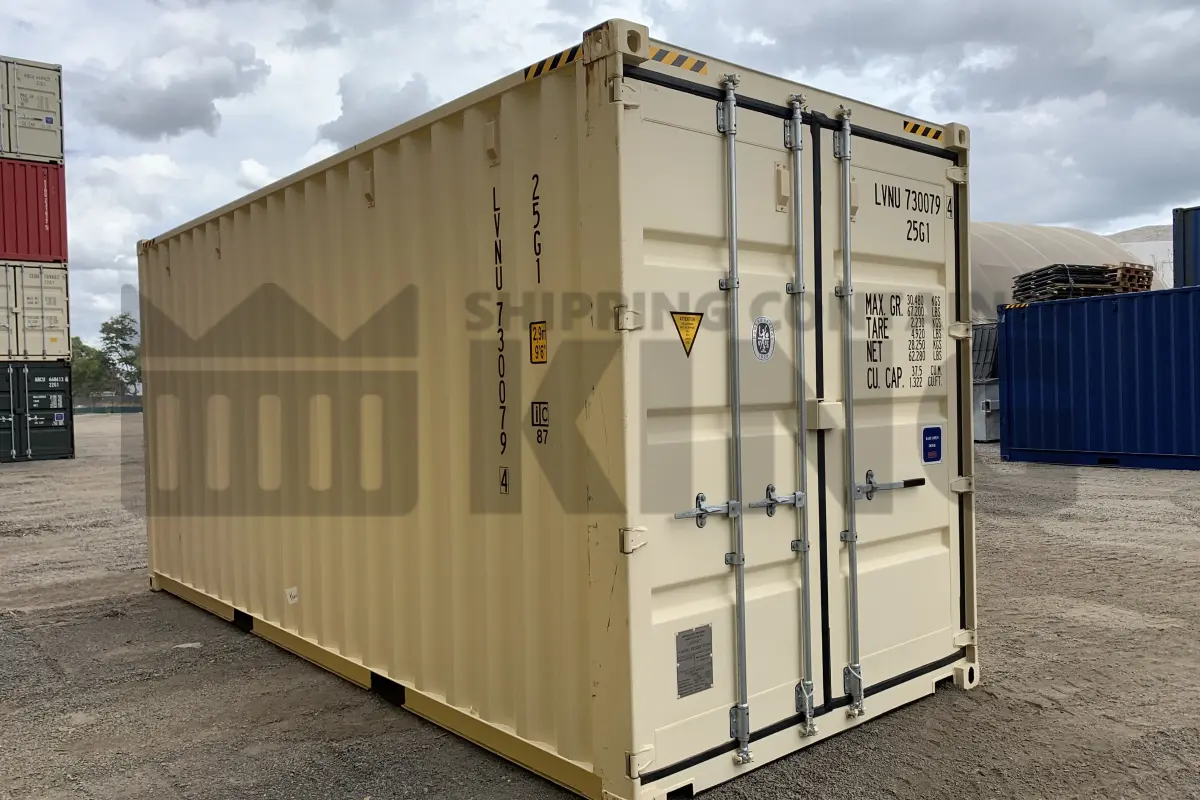 20' High Cube Steel Container (Doors One End)