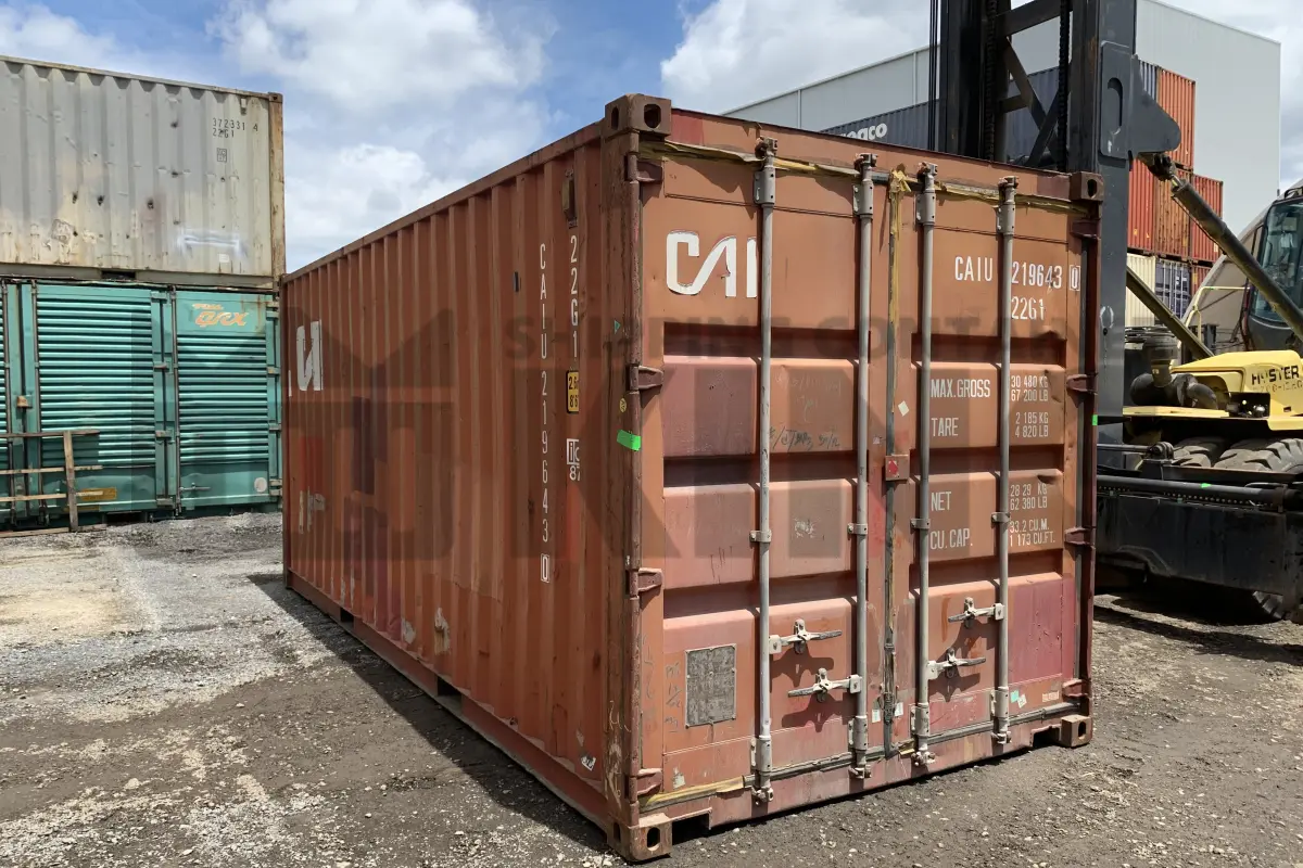 20' Standard Height Steel Container (Doors One End)