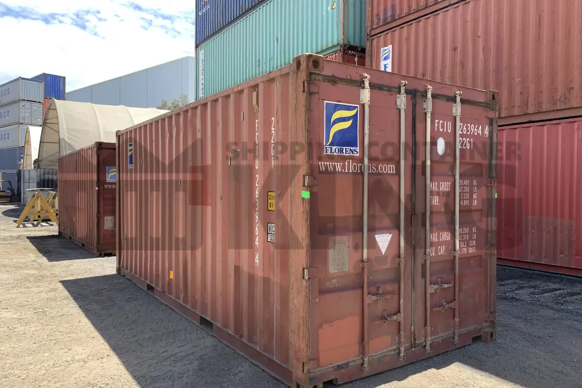 20' Standard Height Steel Container (Doors One End)