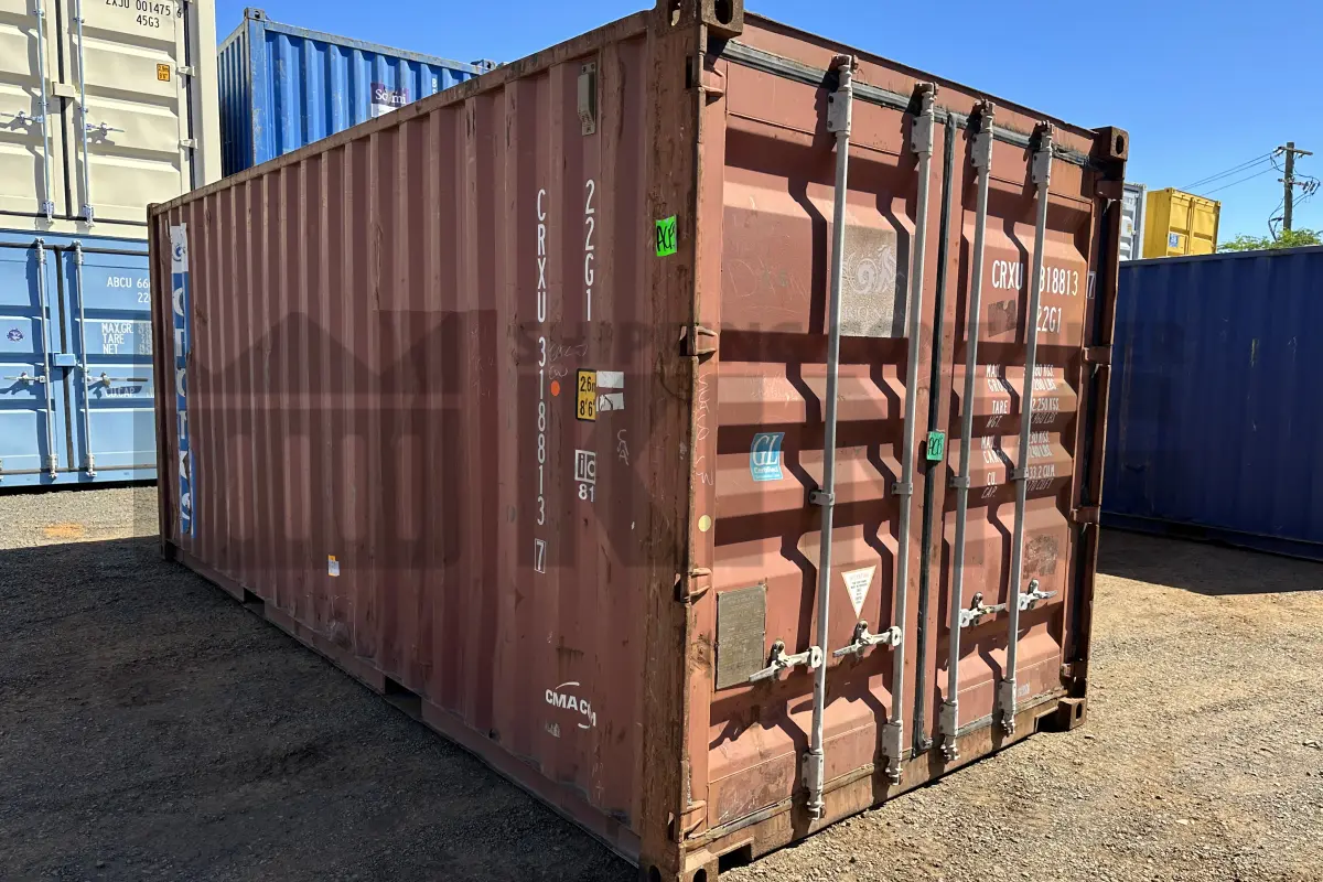 20' Standard Height Steel Container (Doors One End)