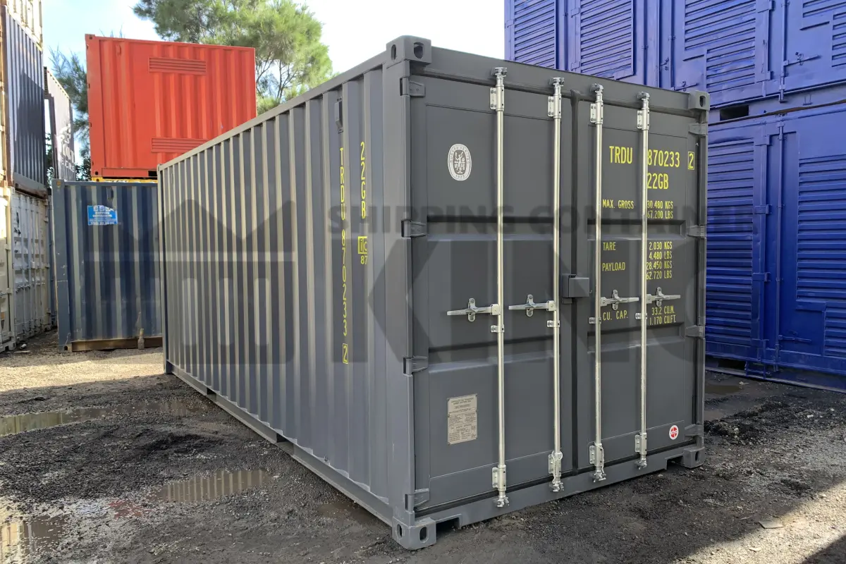 20' Standard Height Steel Container (Doors One End)