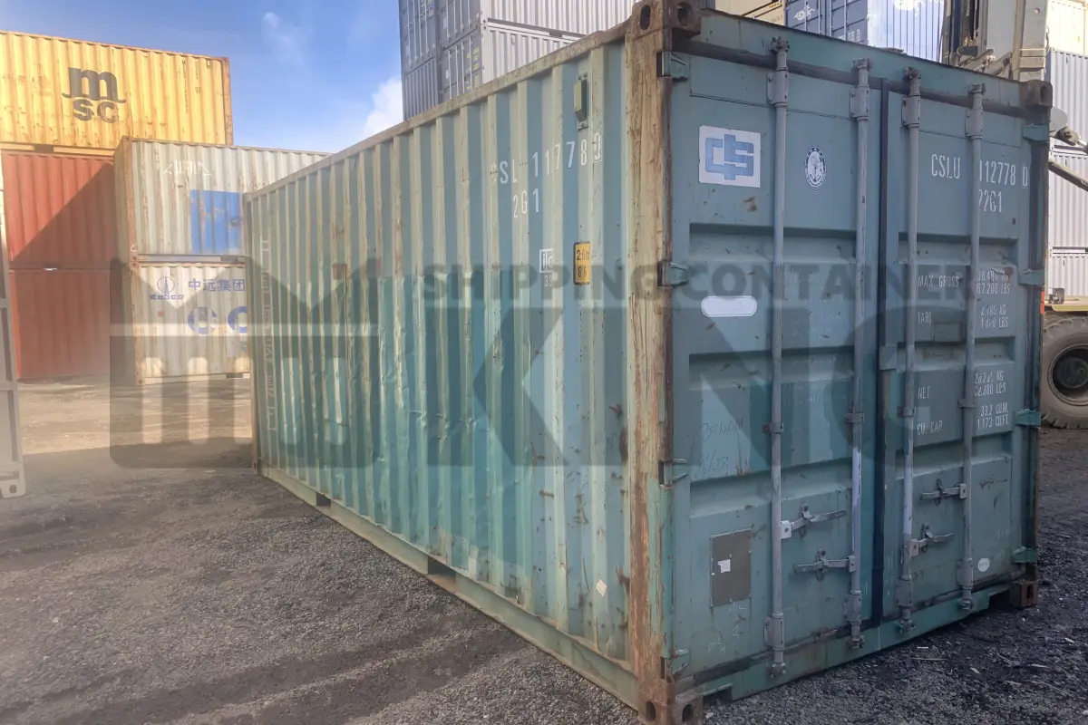 20' Standard Height Steel Container (Doors One End)