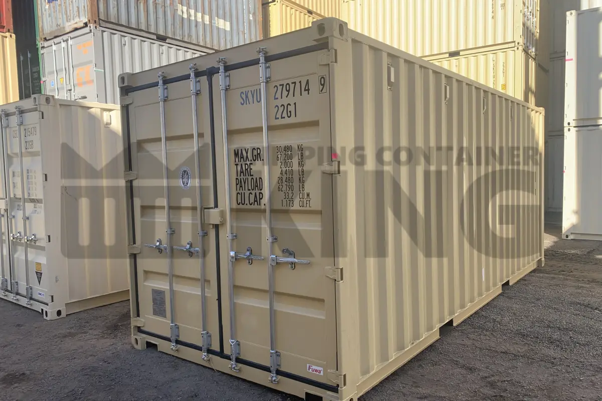 20' Standard Height Steel Container (Doors One End)