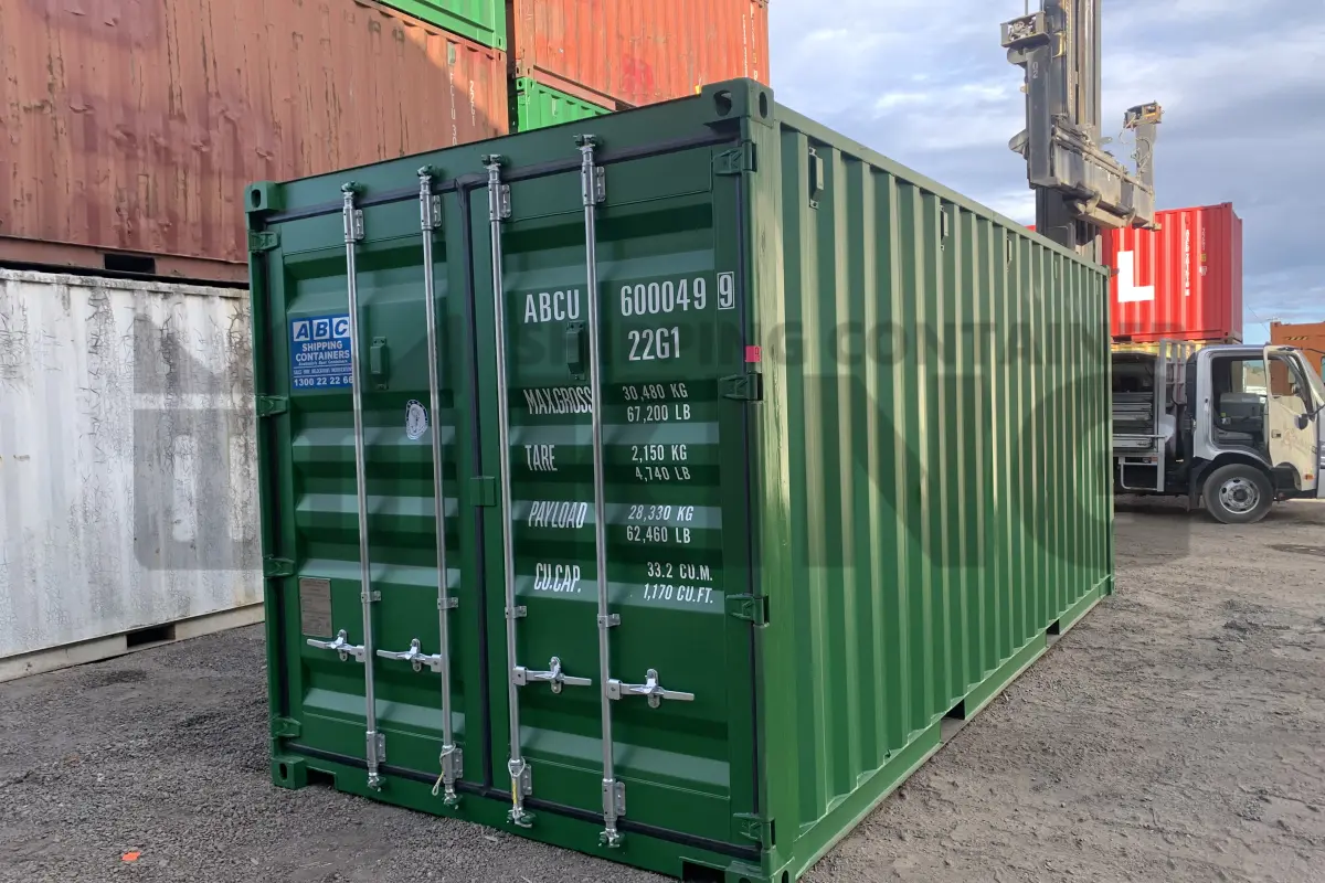 20' Standard Height Steel Container (Doors One End)