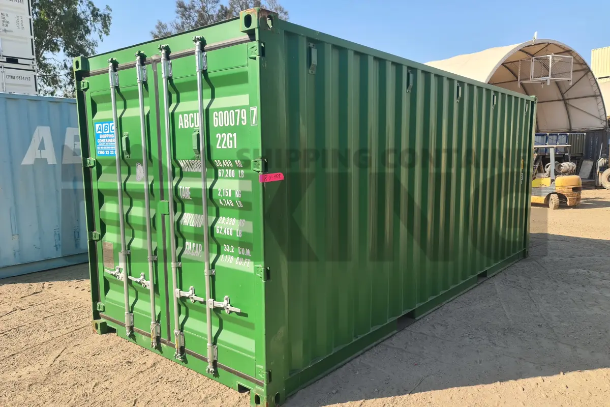 20' Standard Height Steel Container (Doors One End)