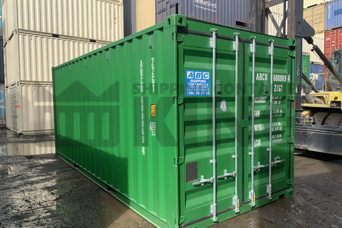20' Standard Height Steel Container (Doors One End)