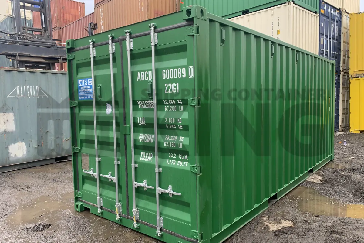 20' Standard Height Steel Container (Doors One End)