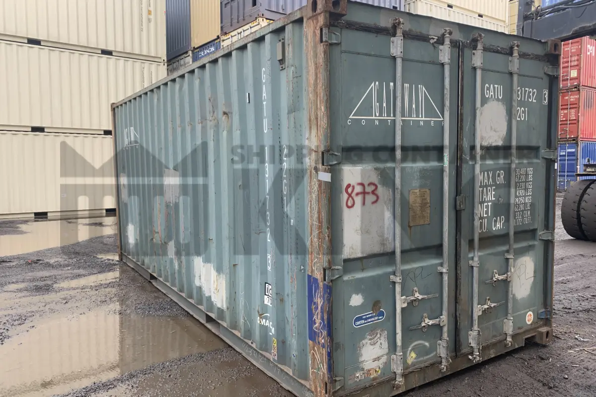 20' Standard Height Steel Container (Doors One End)
