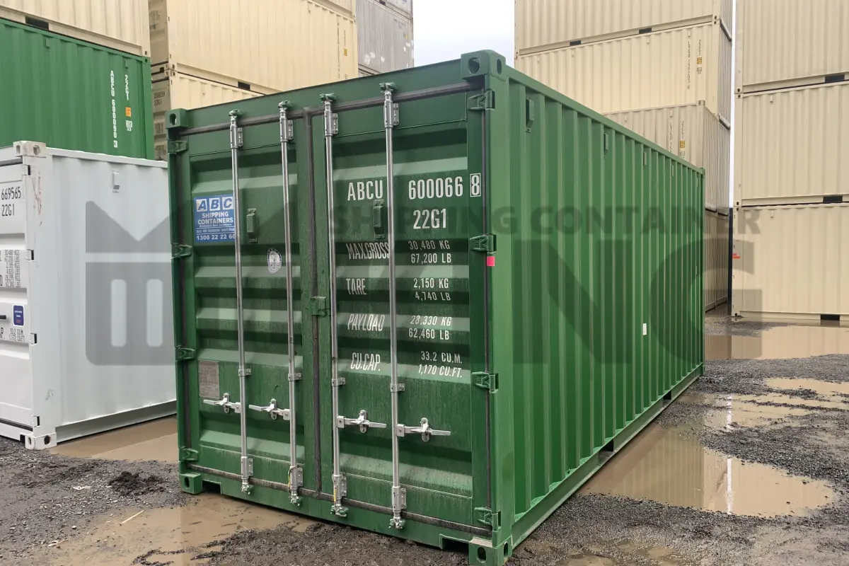 20' Standard Height Steel Container (Doors One End)