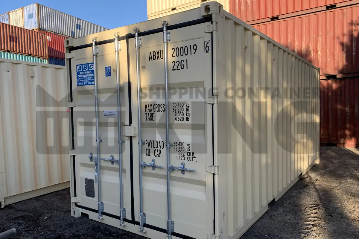 20' Standard Height Steel Container (Doors One End)