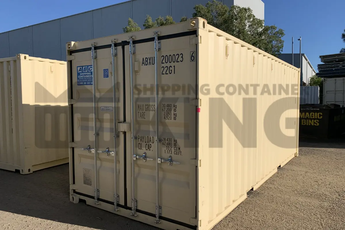 20' Standard Height Steel Container (Doors One End)