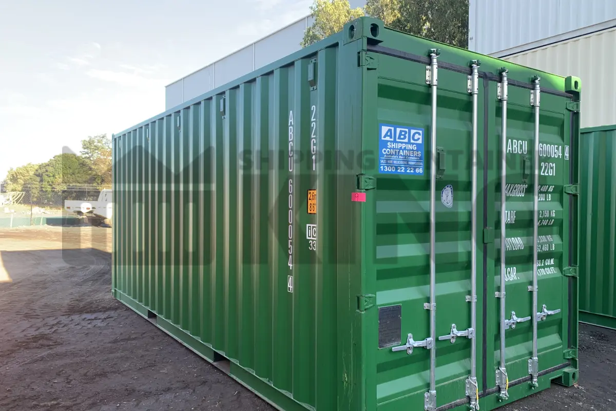 20' Standard Height Steel Container (Doors One End)